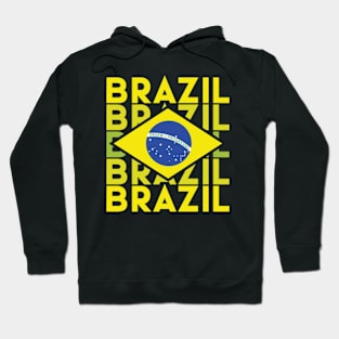 brazilian flag Hoodie